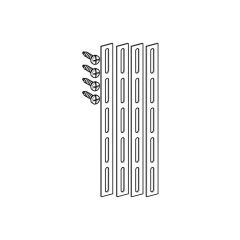 Geberit slotted Geberit with screws 241017001
