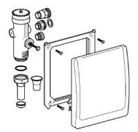 GROHE 38201 Conversion set for DAL flush valves 625.03 - incl cover.