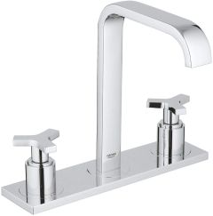 GROHE 20143000 Allure Three-Hole Basin Mixer Tap - chrome
