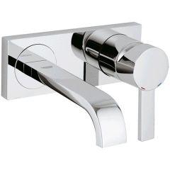 Grohe Allure 2 hole basin mixer 19309000 2 hole wall mixer, projection 170mm chrome, Grohe Allure Wall-Mounted Concealed Basin Mixer (Surface Mounted Group)