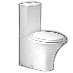 Hatria Sculpture lavatory Hatria Sculture  Toilet Seat and Cover Standard close YXXX