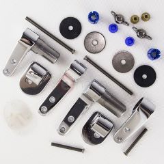 Hinges for toilet seat slow-wheel QUATTRO 99053