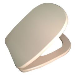 Ideal Standard Ravenna Toilet Seat and cover with Hinges Colour-Indian Ivory