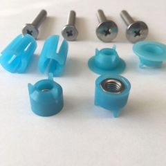 Concept Toilet Seat with lid for toilet fixing Toggle, for all Top Fixing Toilets standard, Suitable for toilet bowls, Ideal Standard Blue Toilet Seat Expansion Fittings EV34936, Ideal Standard Blue Toilet Seat Expansion Fittings EV34936