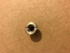 Ideal Standard Class handle nut M6 A962939NU compatible with A1165AA Class single lever one taphole basin mixer with pop-up waste - chrome lever
