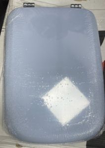 IDEAL STANDARD Michelangelo Toilet seat in WHISPERED BLUE not original