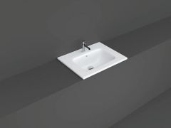 RAK Joy Drop-In Washbsn 61X46Cm (1 Tap Hole) JOYDI06101WH Bathroomsuites