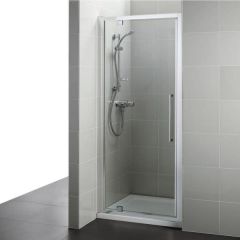 Ideal Standard  Connect 2 800mm pivot door with Idealclean clear glass - bright silver finish  K9392EO