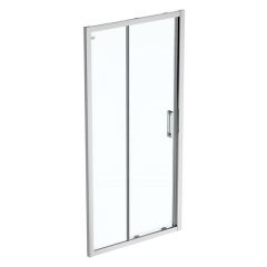 Ideal Standard  Connect 2 1000mm slider door with Idealclean clear glass - bright silver finish  K9394EO