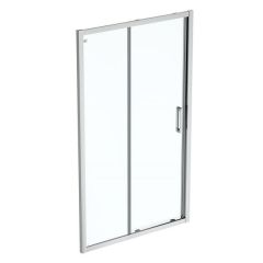 Ideal Standard  Connect 2 1200mm slider door with Idealclean clear glass - bright silver finish  K9396EO