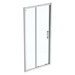 Ideal Standard  Connect 2 800mm side panel with Idealclean clear glass - bright silver finish  K9415EO
