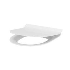 CERSANIT CREA OVAL SLIM TOILET SEAT AND COVER WITH SLOW CLOSING HINGES DUR ANTIBLE  K98-0177
