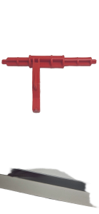 Kale Versus Concealed Cistern Red Lever Handle 