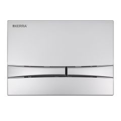 Kerra Dual flush plate for concealed WC cistern  K-50 Slim chrome