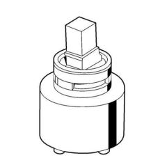 Kludi 7560500-00 Replacement Cartridge for Single-lever Tap 35 Mm Control Unit