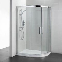 Ideal Standard  Synergy 900 x 800 Offset Quadrant Enclosure - IdealClean Clear Glass  L6286EO