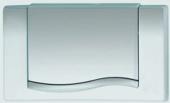 MEPAwave Flush Plate for A21 E21 flush plate 420305 start  stop, matt chrome