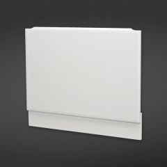 RAK 800X585Mm High Gloss White End Bath Panel MNHTEP800 Bathroomsuites