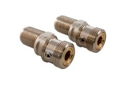 Oramix 281205/2 Eccentric coupling pair with stop valves, G3/4xG1/2 Oras