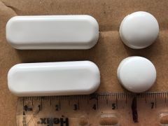 Orion Toilet Seat and Cover Buffers Pack of 6 SV24001 White