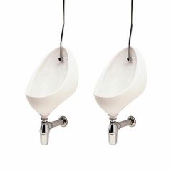 Twy PK9605WH Clifton Urinal Pack 2 Person