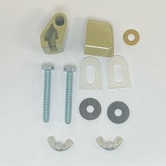 Plastic toilet seat hinge (colour khaki green)