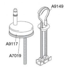 Pressalit 720 Universal Toggle Toilet Seat Hinge D75999