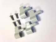 Pressalit flags package with screws, plastic gray A9133