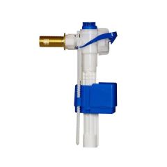 Fluidmaster PRO75B PRO Side Entry Fill Valve with 1/2″ Heavy Duty Brass Shank, White, 1/2-Inch