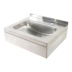 Twy PS4033SS WH Basin 2TH with Apron No O/F SS