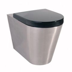 Twyford PS8302SS BTW WC Pan c/w Seat and Cover