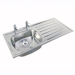 Twyford.PS8601SS.Inset.Sgl.Sink.RH.Drainer.2TH.SS..