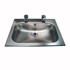 Twyford.406.x.260mm,.2.tap.holes.with.overflow.including.waste