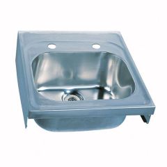Twyford.600.x.600mm,.2.tap.hole.including.waste.PS9223SS.