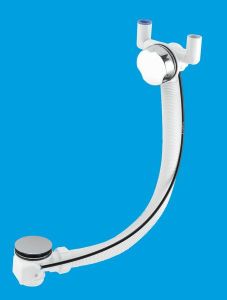 McAlpine PUWF3CP 1.1/2in Wasteflow P/U & Trap {20} PUWF3-CP Bathroomsuites