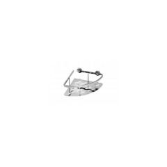 Croydex QM393841 Wire 2-Tier Corner Bskt L S/S