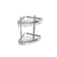 Croydex QM772841 Chunk 2 Tier Corner Basket