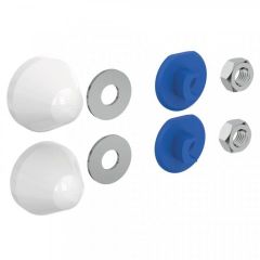 R0201AC Prosys WC Fixings Protective Caps White FIGURE I
