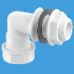 McAlpine R5M 3/4in O/Flow Universal Bent Tank Conn