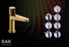 RAK Amalfi Mid Height Bsn Mxr In Matt Black RAKAMA3016B Bathroomsuites