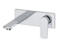 RAK Blade Wm Bsn Mxr With Back Plate RAKBLD3007 Bathroomsuites