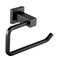 RAK Cubis Toilet Roll Holder In Black RAKCUB9901B Bathroomsuites