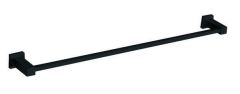 RAK Cubis Towel Rail In Black RAKCUB9910B Bathroomsuites
