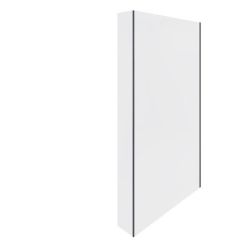 RAK Feeling Fixed Return Panel In Black RAKFRP504 Bathroomsuites