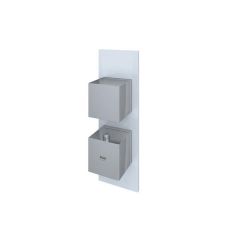 RAK Feeling Sq Single Outlet Therm Shwr Valve RAKFSV1500S Bathroomsuites