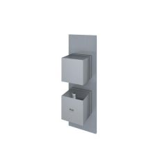 RAK Feeling Sq Single Outlet Therm Shwr Valve RAKFSV1503S Bathroomsuites