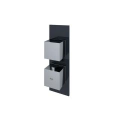 RAK Feeling Sq Single Outlet Therm Shwr Valve RAKFSV1504S Bathroomsuites