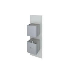 RAK Feeling Sq Single Outlet Therm Shwr Valve RAKFSV1505S Bathroomsuites