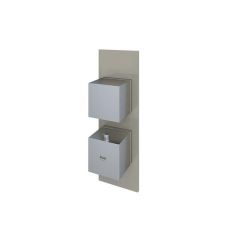 RAK Feeling Sq Single Outlet Therm Shwr Valve RAKFSV1514S Bathroomsuites