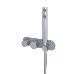 RAK Feeling Round Dual Outlet Therm Shwr Valve RAKFSV2503RHS Bathroomsuites
